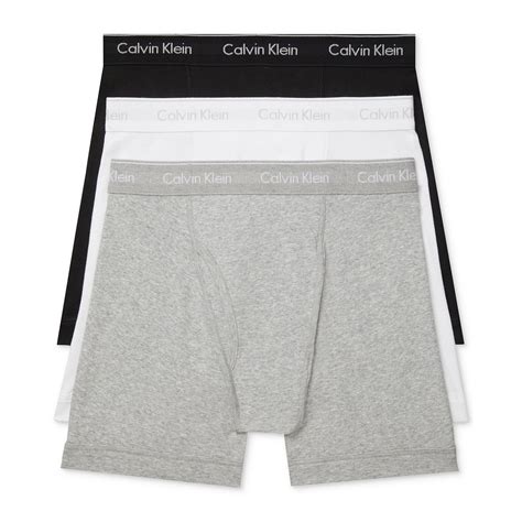 Calvin Klein Mens 3 Pack Cotton Classics Boxer Briefs Nb4003 900 Rafaelos