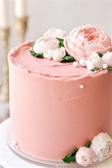 Buttercream Floral Birthday Cake