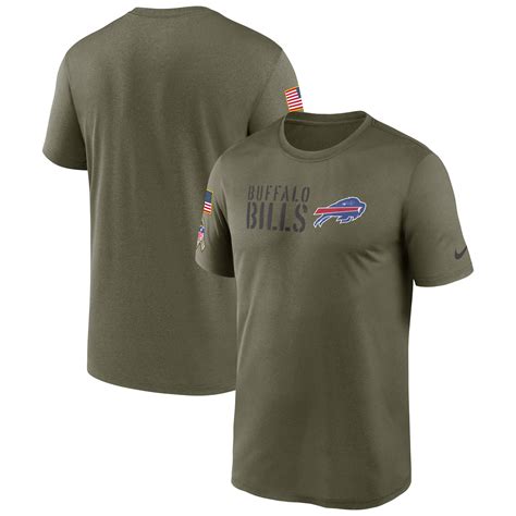 Mens Buffalo Bills Nike Olive 2022 Salute To Service Legend Team T Shirt