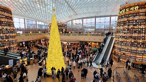exploring starfield coex mall seoul indoor shopping