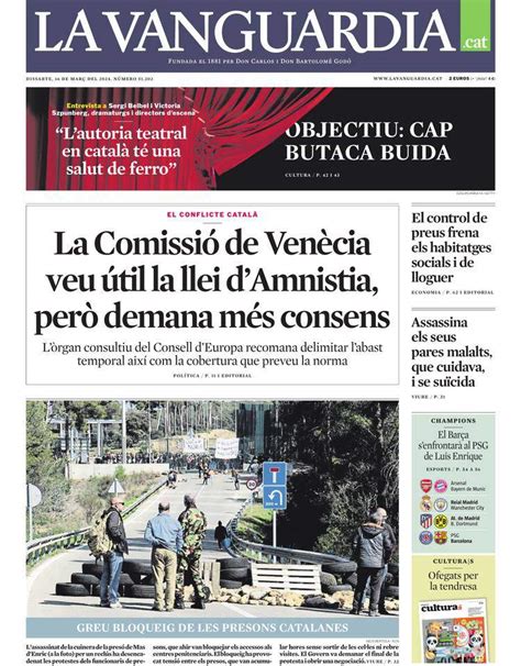 Portadas Fracasa otro intento de hacer descarrilar la amnistía