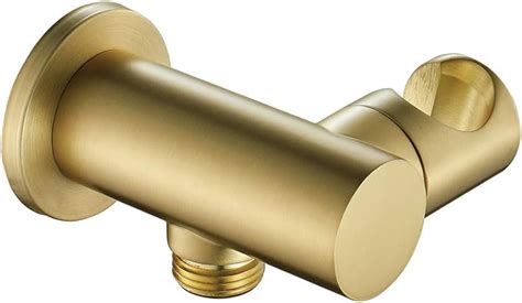 HAUSELIEBE Adjustable Shower Head Holder Wall Mounted Brass Handheld