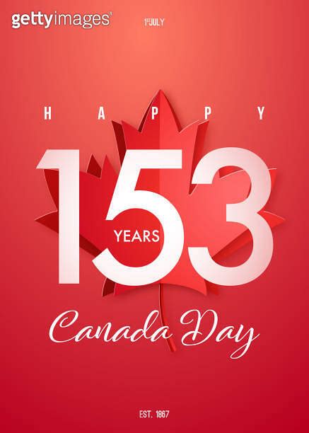 Happy Canada Day Poster Vector Design For St Of July Canada