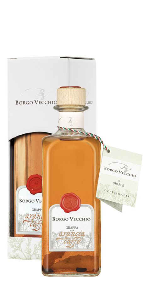 Grappa Aromatizzata all Arancia e Caffè 500 ml Borgo Vecchio