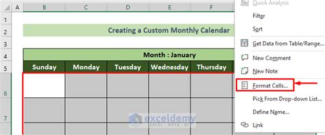 How To Create A Monthly Calendar In Excel Effective Ways