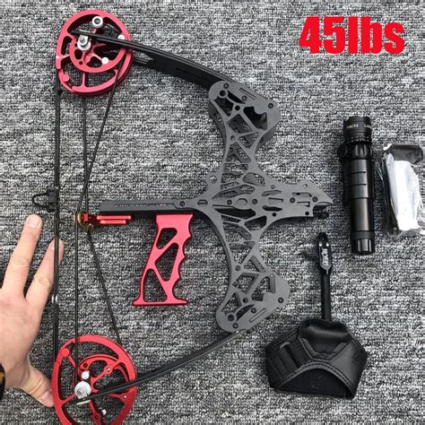 45lbs Dual Purpose Small Compound Bow Can Shoot Steel Ball Bow And