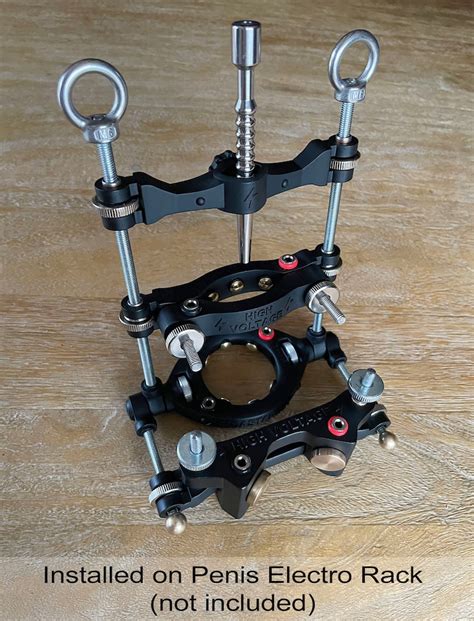 Testicle Stretch And Shock Upgrade Add Balls Torture To Penis Stretching Electro Rack E Stim Cbt