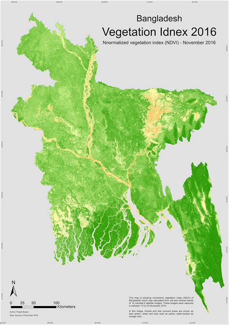 Physical Map Of Bangladesh