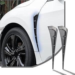 Amazon Car Fender Side Vents Pcs Carbon Fiber Spoiler Body