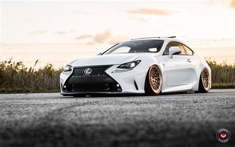 Lowered Lexus Rc With Custom Black Grille When Style Meets Performance