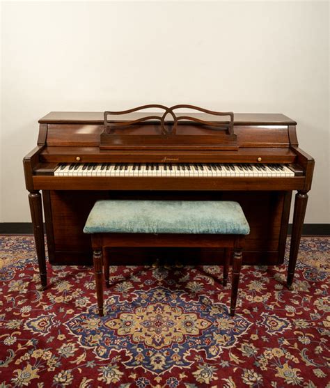 Pianos Baldwin Acrosonic By Baldwin Spinet Piano Satin Walnut Sn 518310