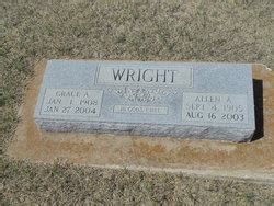 Allen Allman Wright 1905 2003 Memorial Find A Grave