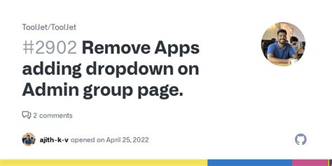 Remove Apps Adding Dropdown On Admin Group Page Issue 2902