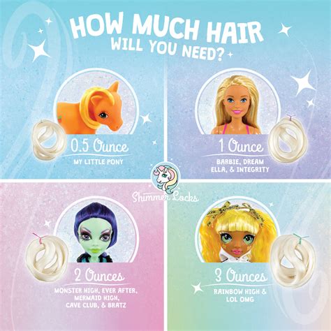 saran doll hair  colors exclusive shades shimmer locks page