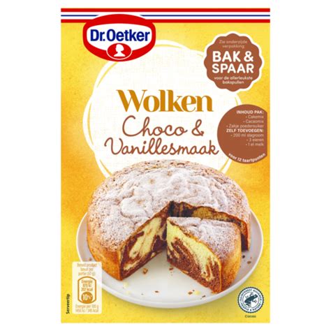 Wolkencake Choco Vanillesmaak Premium Bakmixen Dr Oetker