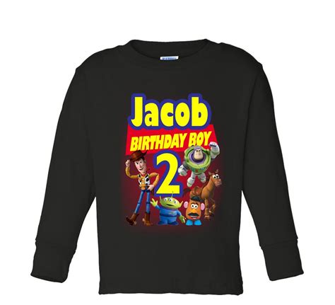 Toy Story Birthday Shirt Custom Personalized Shirts For All Etsy