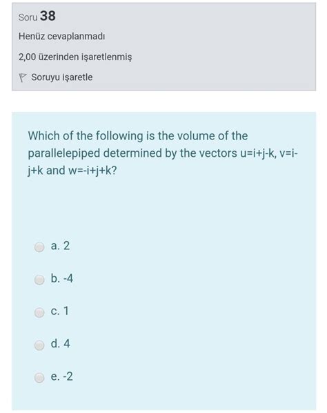 Solved Soru Hen Z Cevaplanmad Zerinden Chegg