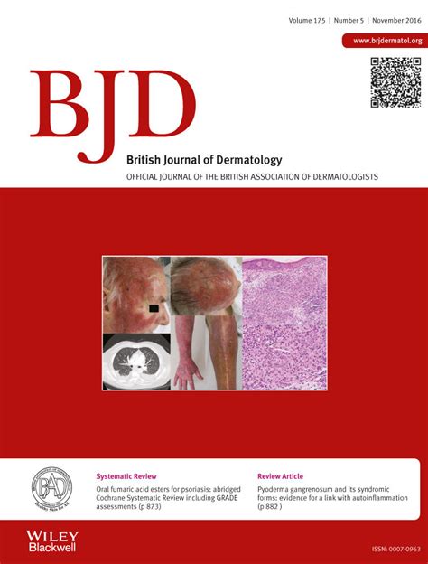 British Journal Of Dermatology Vol No