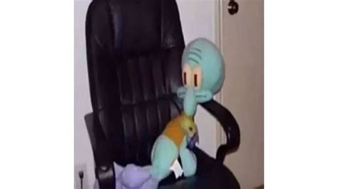 Squidward On A Chair Remastered