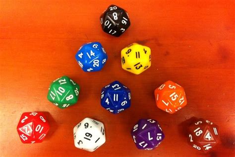 20 Face Dice20 Sided Dice Polyhedral Dice Digital Life Counter Of