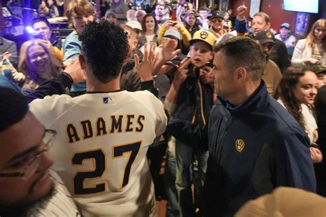 Willy Adames stole the show at the Brewers' winter warm-up. As for ...