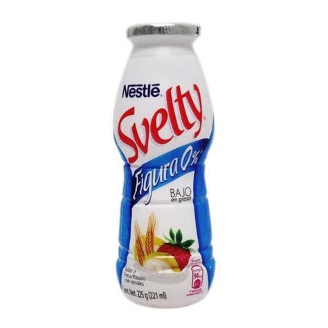 Yoghurt Bebible Nestl Svelty Sabor Fresa Pl Tano Con Cereales Bajo En