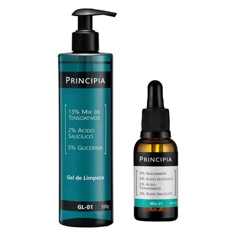 Kit Principia Anti Acne Gel De Limpeza S Rum Mix Skincare Top