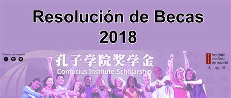 Resoluci N De Becas Instituto Confucio De Madrid