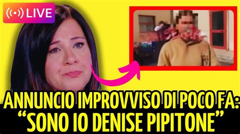 NOTIZIA SHOCK ANNUNCIO IMPROVVISO DI POCO FA SONO IO DENISE PIPITONE