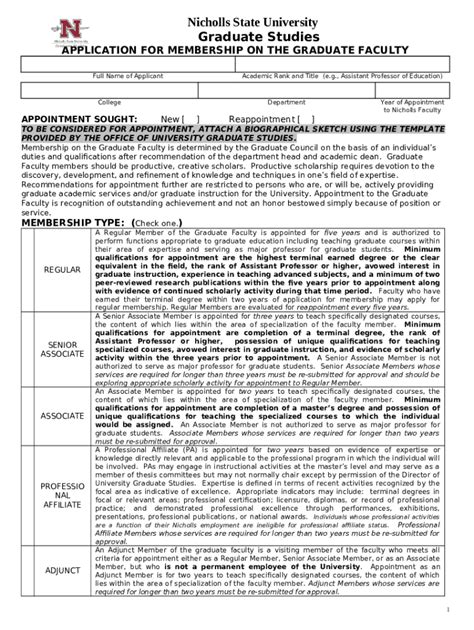 Initial Appointment Academic Rank And Tenure Doc Template Pdffiller