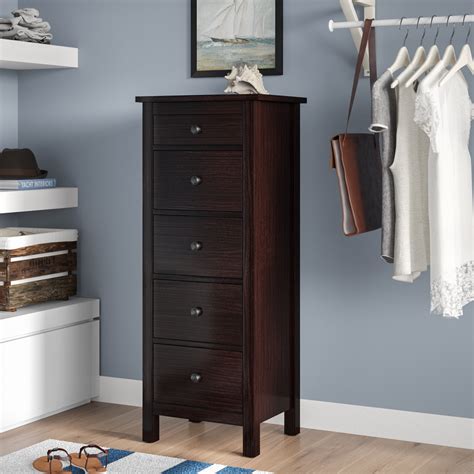 Beachcrest Home Bryant 5 Drawer Dresser And Reviews Wayfair