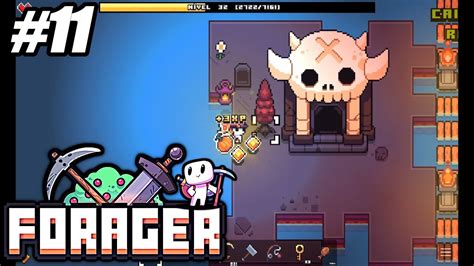 Forager 11 Quase Morri E Entrando Na Dungeon Youtube