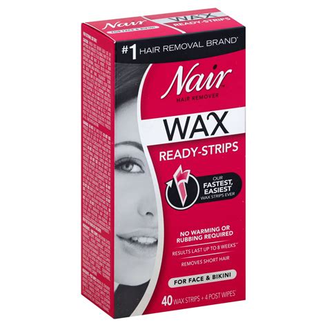 Nair Wax Ready Strips Face - Shop Depilatories & wax at H-E-B