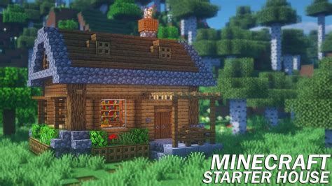 Minecraft How To Build A Starter House Survival Starter House