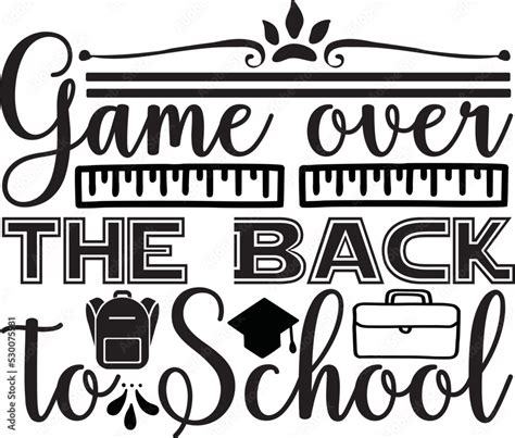 back to school svg designs Stock Vector | Adobe Stock