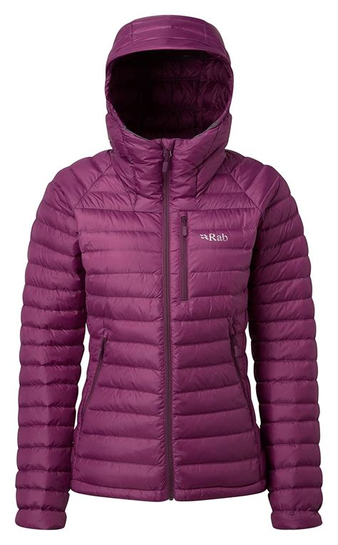 Rab Microlight Alpine Jacket Womens Violetdark Violet 12 Qda 92