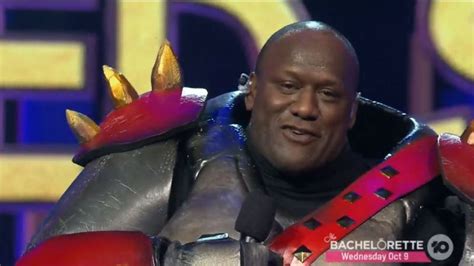 The Masked Singer 2019 Rhino Revealed As Wendell Sailor Daily Telegraph