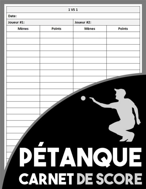 Buy P Tanque Carnet De Score Carnet Pour Noter Vos Scores De P Tanque