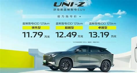 新上市！长安uni Z售价1179万 1319万元（全文）长安 逸动 2022款 Plus 16l Gdi Cvt精英型汽车科技新闻