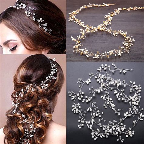 Neue Krone Floral Kristall Perle Schmuck Kopfschmuck Western Hochzeit