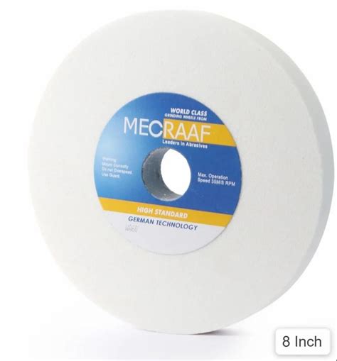 Mecraaf White 8 Inch Bench Grinding Wheel At ₹ 600piece Grinding Wheels In Coimbatore Id