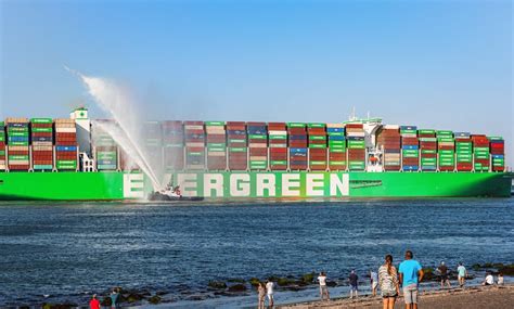 The Largest Container Ship in the World Arrived in Rotterdam