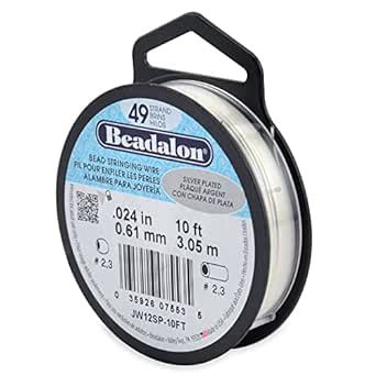 Amazon Beadalon Strand Stainless Steel Bead Stringing Wire