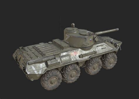 D Model Russian Army S Nona Svk Self Propelled Howitzer Vr Ar