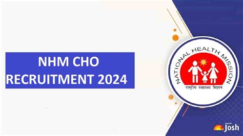 Nhm Up Cho Recruitment Registration Last Date Today For