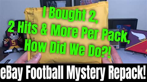 NFL EBay Football Mystery Hot Pack I Bought Two Of Them For Under 40