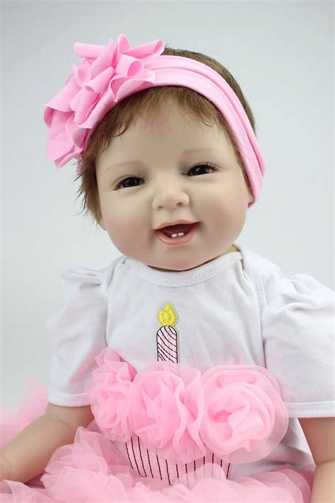 Buy Wholesale 55cm Silicone Vinyl Baby Reborn Dolls