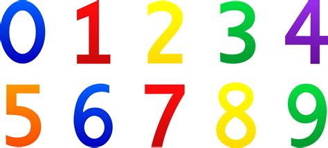 Jumbled Numbers Clip Art