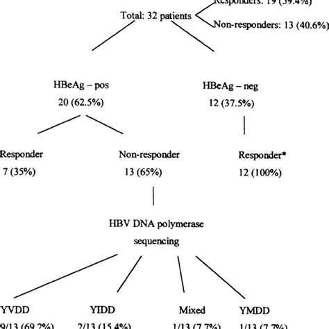 Hepatitis B Virus Hbv Dna Levels In Seven Hepatitis B E Antigen