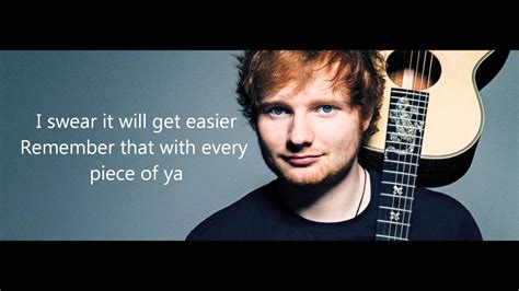 Ed Sheeran Photograph Lyrics Youtube